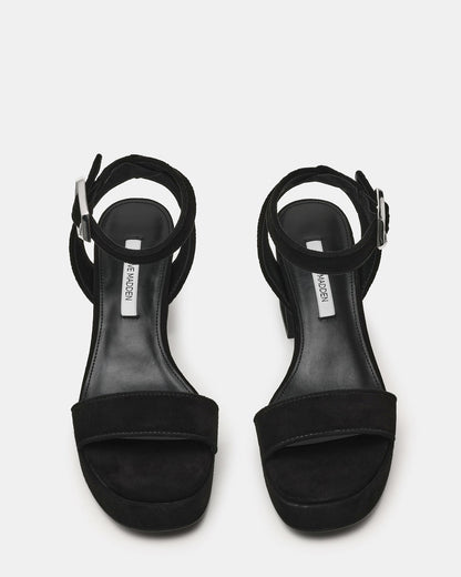 ELIDA BLACK SUEDE