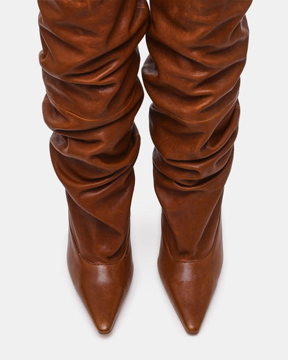 ELONA BROWN LEATHER