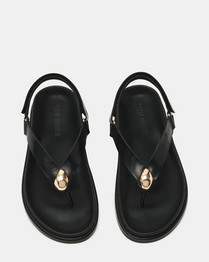 ELVIA BLACK LEATHER