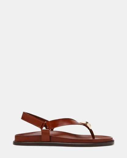 ELVIA BROWN LEATHER