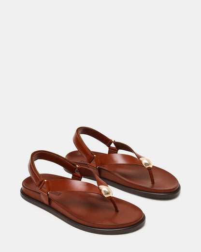 ELVIA BROWN LEATHER
