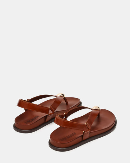 ELVIA BROWN LEATHER