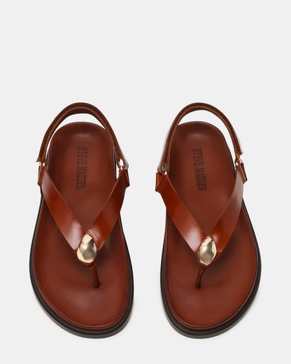 ELVIA BROWN LEATHER