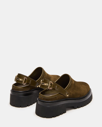 ERBA OLIVE SUEDE
