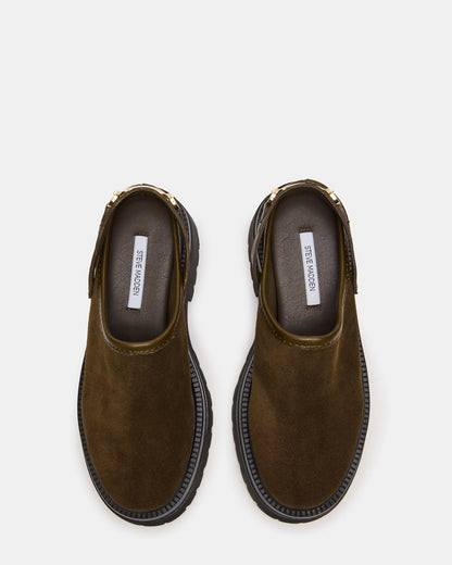 ERBA OLIVE SUEDE