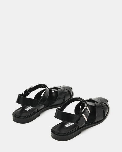 FISK BLACK LEATHER