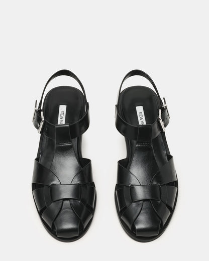 FISK BLACK LEATHER