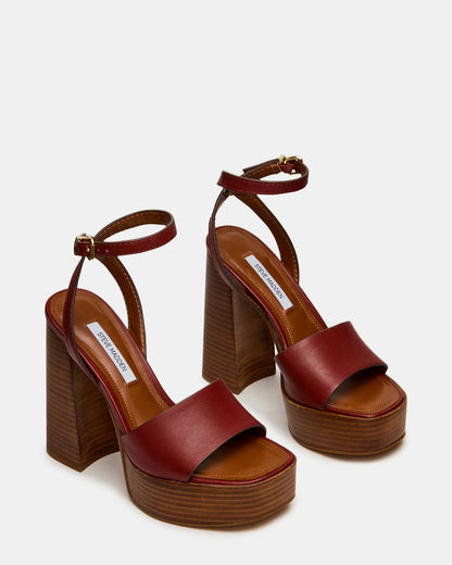 FLORIA RUST LEATHER