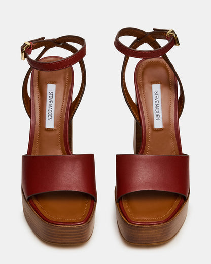 FLORIA RUST LEATHER