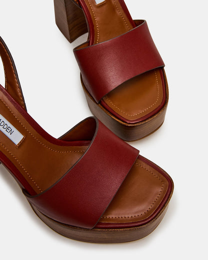 FLORIA RUST LEATHER