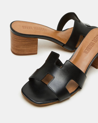 HANA BLACK LEATHER