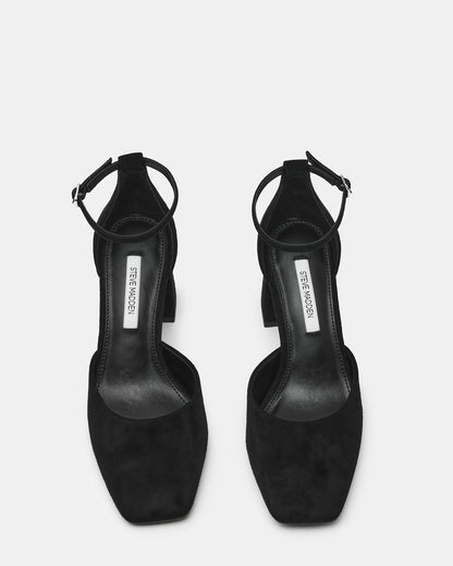 HARTLYN BLACK SUEDE