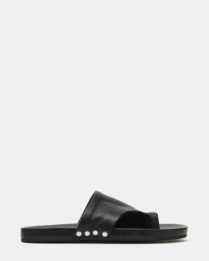KESSEY BLACK LEATHER