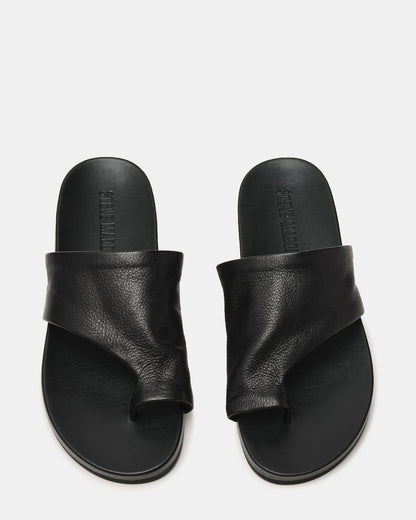 KESSEY BLACK LEATHER