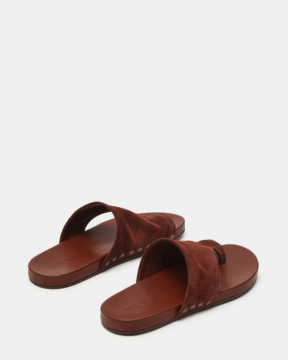 KESSEY BROWN SUEDE