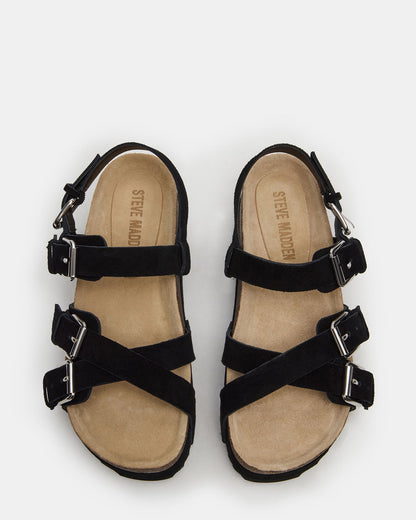 KIWI BLACK SUEDE