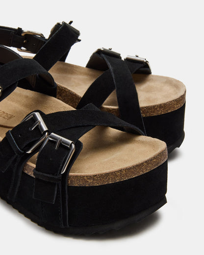 KIWI BLACK SUEDE