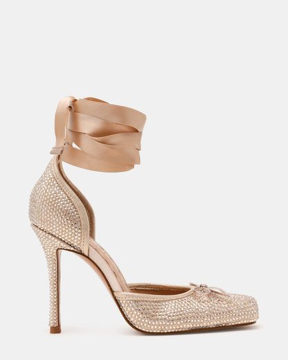 LARINA CHAMPAGNE RHINESTONES