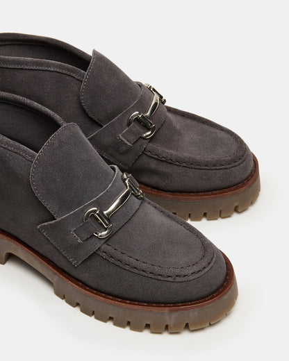LEON GREY SUEDE