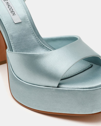 LIANDRA TEAL SATIN