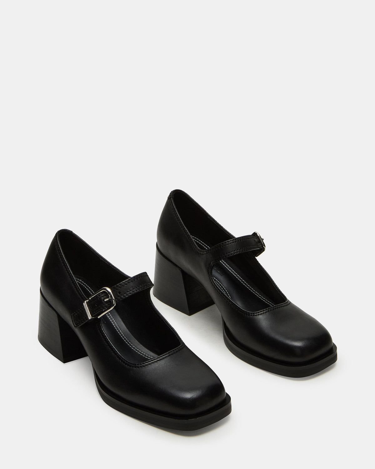 LISBON BLACK LEATHER