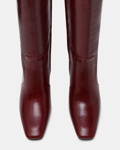 LOVELIES DARK CHERRY LEATHER
