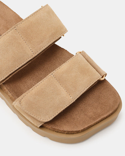 LUTHER TAUPE SUEDE