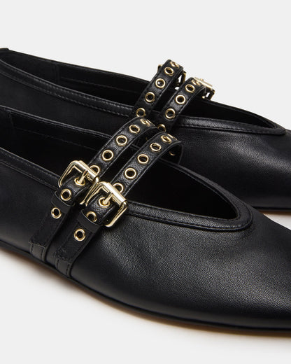 LYDIA BLACK LEATHER