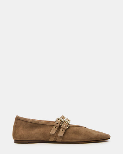 LYDIA TAUPE SUEDE