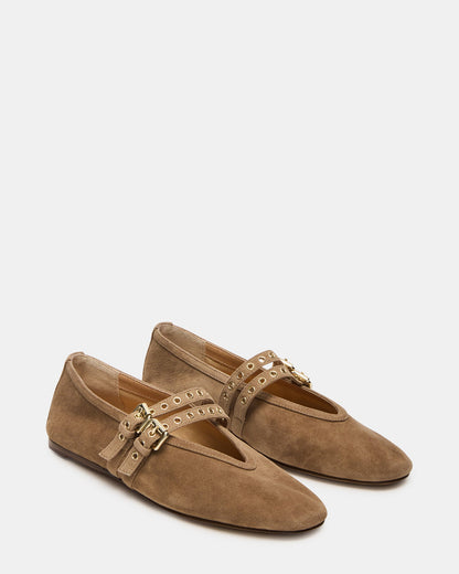 LYDIA TAUPE SUEDE