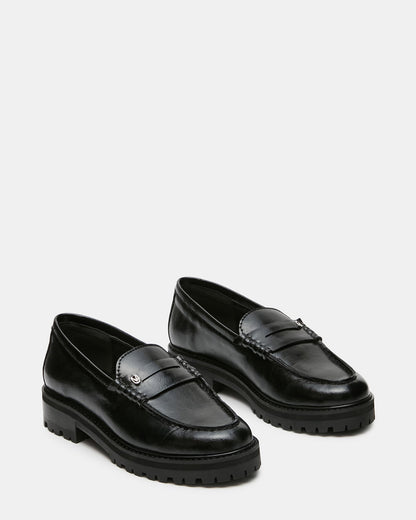 MIRAN BLACK LEATHER