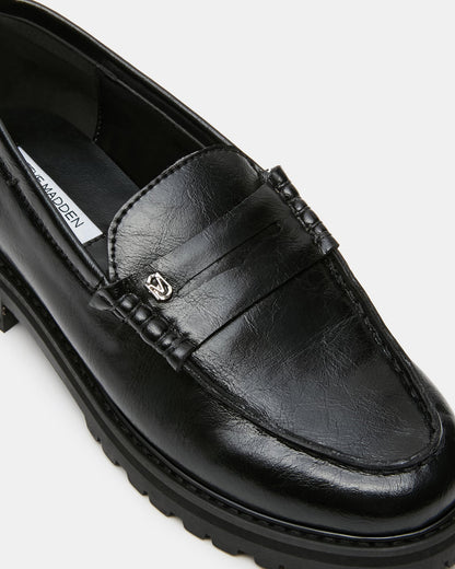 MIRAN BLACK LEATHER