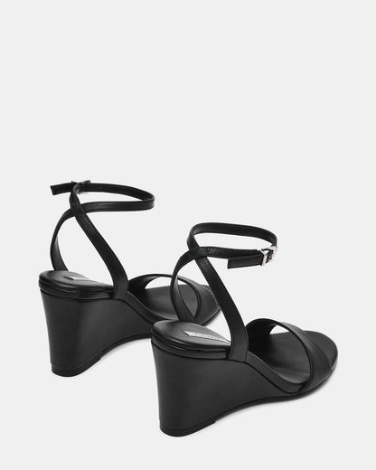 MYKA BLACK LEATHER