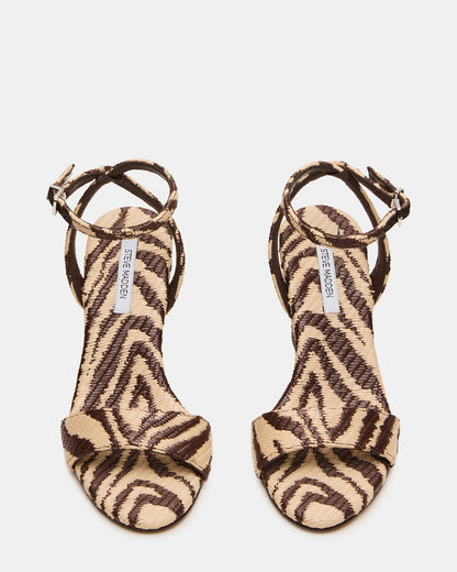 MYKA ZEBRA RAFFIA
