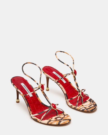RAMOS STONE RED/BROWN PRINT