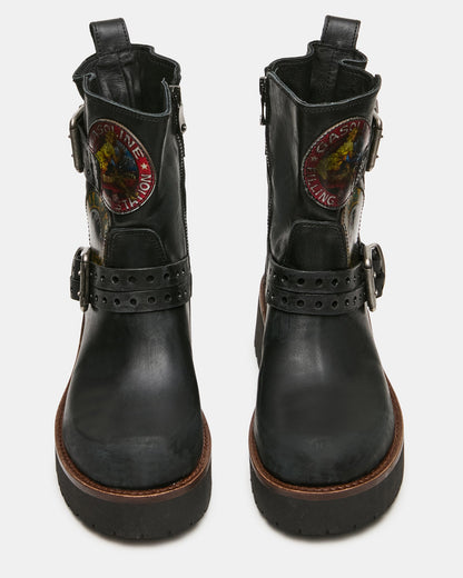 RECKLESS BLACK LEATHER