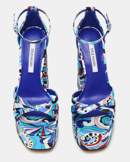 RETRO BLUE PRINT