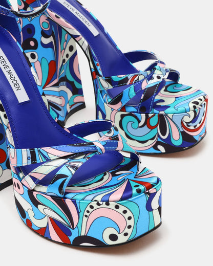 RETRO BLUE PRINT