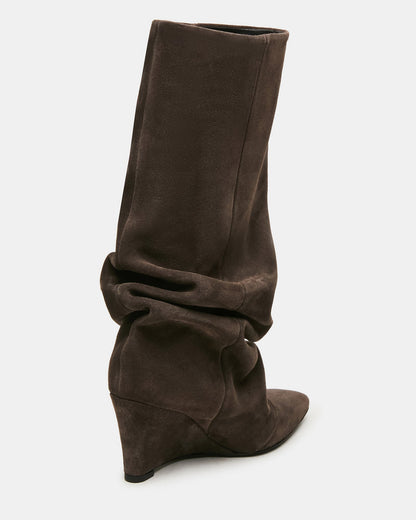 RHYS DARK TAUPE SUEDE