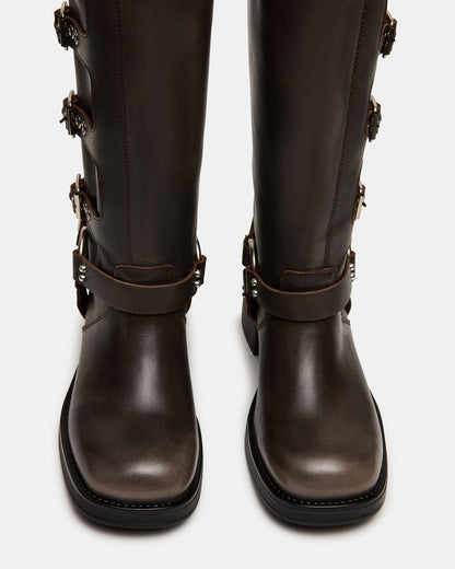 ROCKY BROWN DISTRESSED WIDE CALF