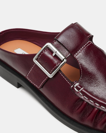 RONA DARK CHERRY LEATHER