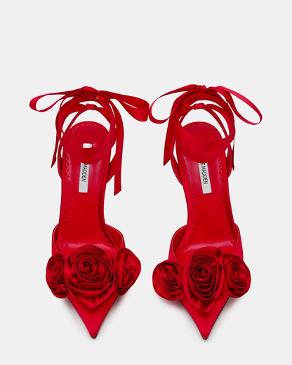 ROSIE RED SATIN
