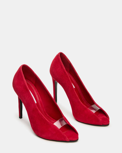 SANTINO RED SUEDE
