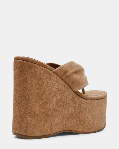 SAUCY TAUPE SUEDE