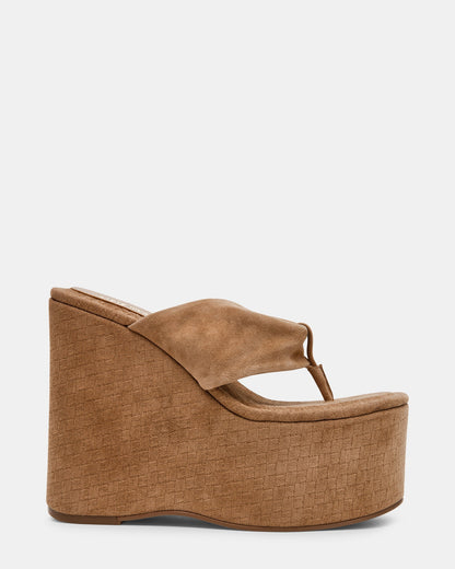 SAUCY TAUPE SUEDE
