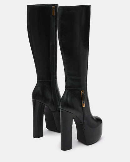 SCORN BLACK LEATHER
