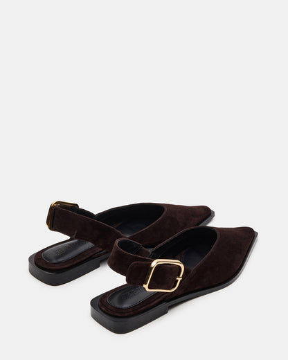 SHAY BROWN SUEDE