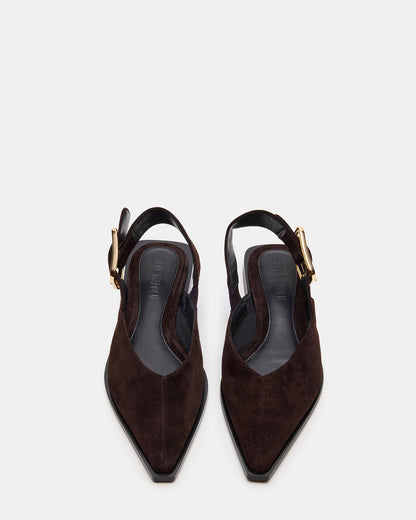 SHAY BROWN SUEDE