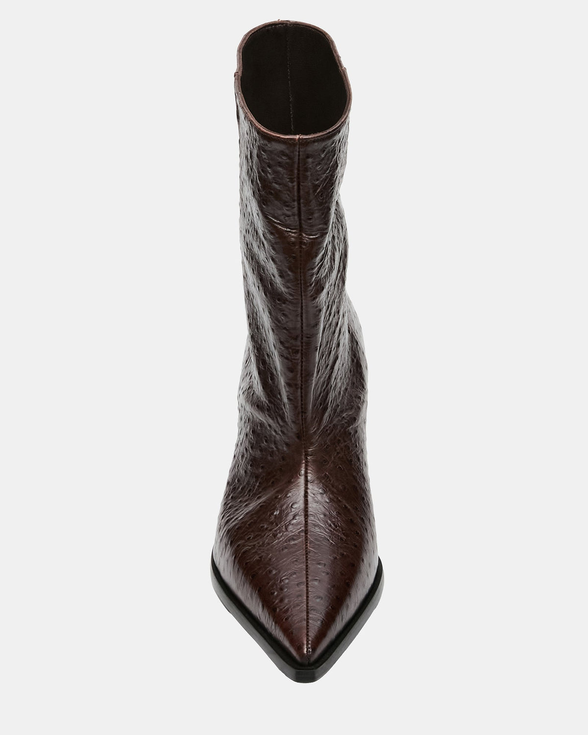 STARLA OSTRICH BROWN LEATHER