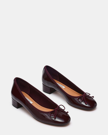 STEFFI DARK CHERRY PATENT